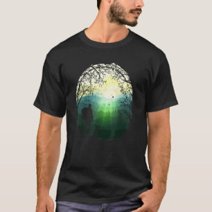Abenteuer Bergsteigen Wandern mit Deutschem Schäfe T-Shirt