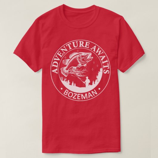 Abenteuer Bozeman Montana USA 2 T-Shirt (Design vorne)