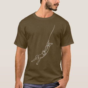 Abenteuer-Bungee-Jumper mit anpassbarem Text  T-Shirt