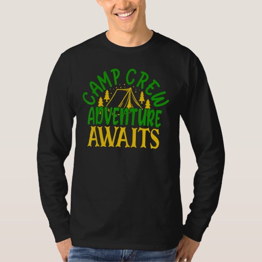 Abenteuer: Calling Camp Crew Camping T-Shirt (Vorderseite)