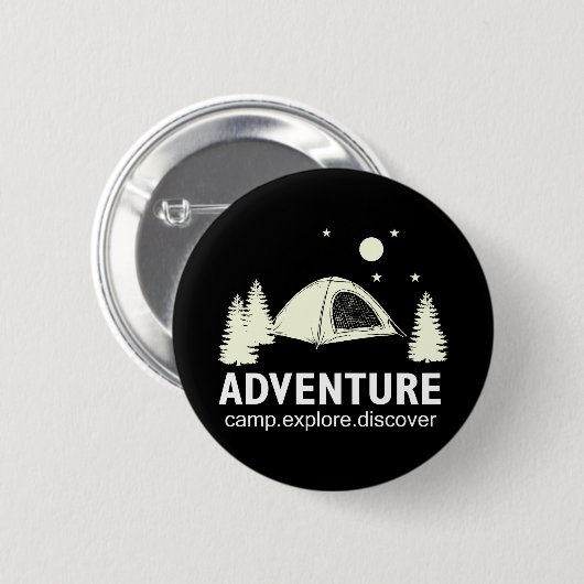 Abenteuer Camp Entdecken und entdecken Button (Vorne & Hinten)