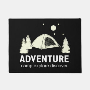Abenteuer Camp Entdecken und entdecken Fußmatte
