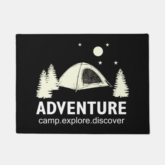 Abenteuer Camp Entdecken und entdecken Fußmatte (Vorderseite)