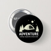 Abenteuer-Camp: Erkunden und Entdecken Button (Vorne & Hinten)