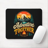 Abenteuer Camping Berg zusammen Familie Mousepad (Mit Mouse)