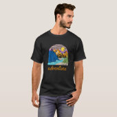 Abenteuer-Camping entfliehen T-Shirt (Vorne ganz)