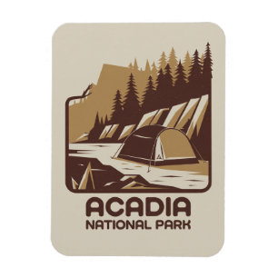 Abenteuer Camping im Acadia National Park Magnet