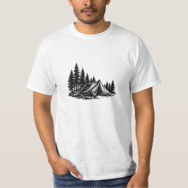 Abenteuer Camping Natur Berge T-Shirt