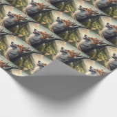 Abenteuer-Corgi-Geschenkpapier Geschenkpapier (Ecke)