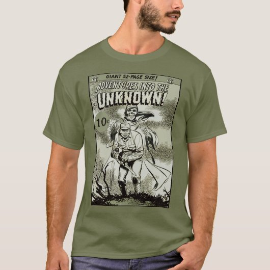 Abenteuer der 50er Jahre in die UNKNOWN! T-Shirt (Vorderseite)