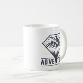 Abenteuer der modernen geometrischen Natur Kaffeetasse (VorderseiteRechts)