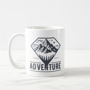 Abenteuer der modernen geometrischen Natur Kaffeetasse