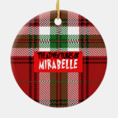 Abenteuer der Verzierung der Mirabelle Holidayz18 Keramik Ornament (Hinten)