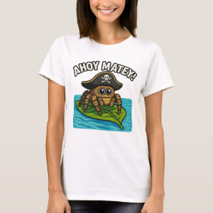Abenteuer des springenden Piratenspinnen-Kapitäns T-Shirt