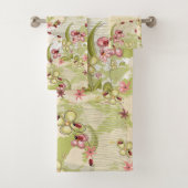 Abenteuer Ditsy Ladybirds Badhandtuch Set (Insitu)