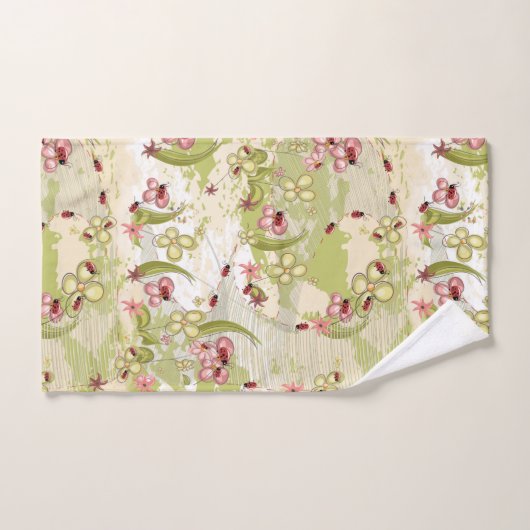 Abenteuer Ditsy Ladybirds Badhandtuch Set (Handtuch)