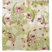 Abenteuer Ditsy Ladybirds Duschvorhang (Vorderseite)