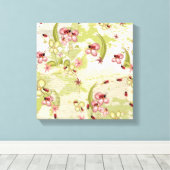 Abenteuer Ditsy Ladybirds Leinwanddruck (Insitu (Holzboden))