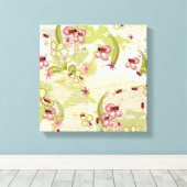 Abenteuer Ditsy Ladybirds Leinwanddruck (Insitu (Holzboden))