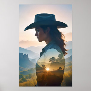 Abenteuer Doppelbelastung Natur Flucht Poster