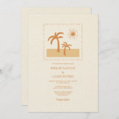 Abenteuer einer Hochzeitsfeier Einladung (Vorne/Hinten)