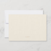 Abenteuer einer RSVP-Karte für die Lebensdauer RSVP Karte (Rückseite)