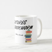 Abenteuer eines Buchwurms Kaffeetasse (VorderseiteRechts)