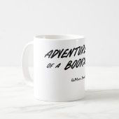 Abenteuer eines Buchwurms Kaffeetasse (Vorderseite Links)