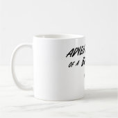 Abenteuer eines Buchwurms Kaffeetasse (Links)