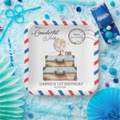 Abenteuer Einzigartige Reise Reise Post Mail Pappteller (Party)