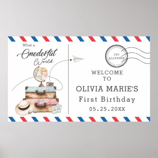 Abenteuer Einzigartige Reise Reise Post Mail Poster (Vorne)