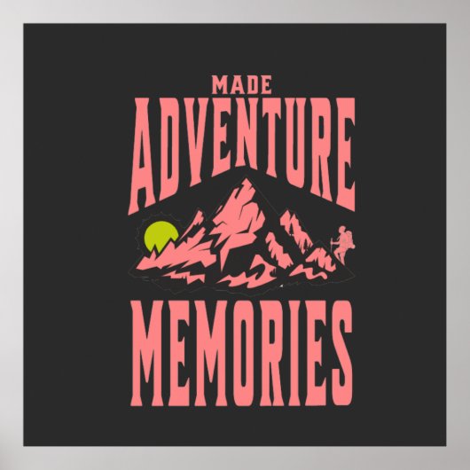 Abenteuer-Erinnerungen Poster (Vorne)