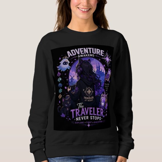 Abenteuer Erwacht Sweatshirt (Vorderseite)