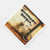 Abenteuer erwartet Abendessen Napkins Serviette (Ecke)