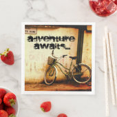 Abenteuer erwartet Abendessen Napkins Serviette (Beispiel)