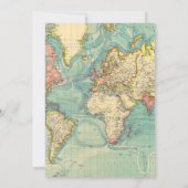 Abenteuer erwartet Abschluss Einladung Reisen (Rückseite)