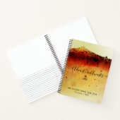 Abenteuer erwartet Abstrakte Landschaft Maßgeschne Notizblock (Innenseite)