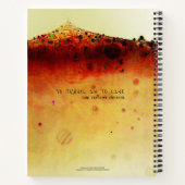 Abenteuer erwartet Abstrakte Landschaft Maßgeschne Notizblock (Rückseite)