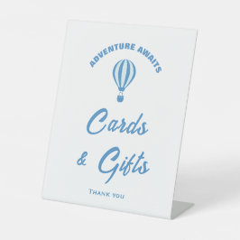 Abenteuer erwartet Baby Shower Cards & Gifts Unter Sockelschild