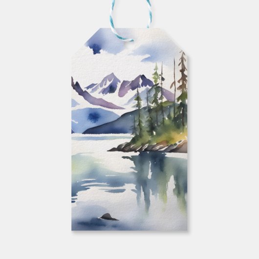 Abenteuer erwartet Bärendusche Geschenkanhänger (Rückseite)