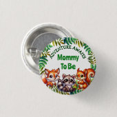 Abenteuer erwartet die Woodland-Mama als Kinderdus Button (Vorne & Hinten)