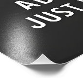 Abenteuer erwartet, direkt außerhalb des Horizonts Fotodruck (Ecke)