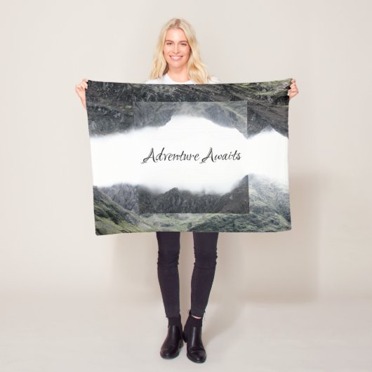 Abenteuer erwartet fleecedecke (Beispiel)