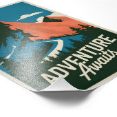 Abenteuer erwartet fotodruck (Ecke)