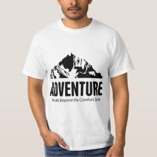 Abenteuer erwartet jenseits der Comfort Zone T-Shirt