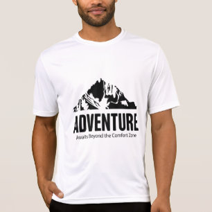 Abenteuer erwartet jenseits der Comfort Zone T-Shirt