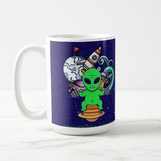 Abenteuer erwartet kaffeetasse (Links)