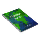 Abenteuer erwartet kundenspezifisches notizblock (Rechte Seite)