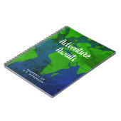 Abenteuer erwartet kundenspezifisches notizblock (Linke Seite)