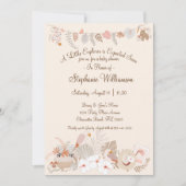 Abenteuer erwartet Little Explorer Boho Einladung (Vorderseite)